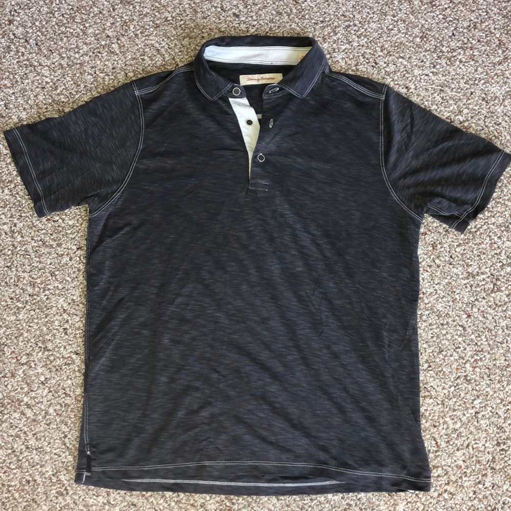 Tommy Bahama Grey Polo Men’s Medium